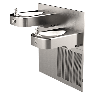 ADA Chilled Dual Wall Mount Combination Touchless/Push Button Fountain